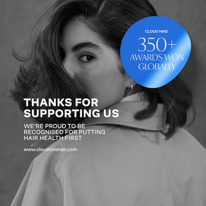 CLOUD NINE The Touch Iron Haarglätter Gold Edition | Variable Temperaturregelung Schnellheiz-Touch-Technologie Keramik-Schwimmplatten Spring Flex Styling | Perfekt für glatte, geschmeidige Ergebnisse