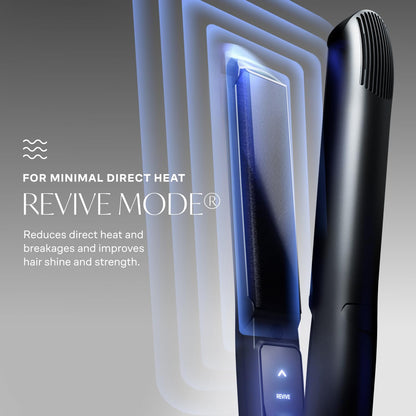 CLOUD NINE Das Original Iron Black Haarglätter-Geschenkset | Variable Temperaturregelung | Quick Heat Touch-Technologie | Schwimmende Keramikplatten | Spring Flex Styling