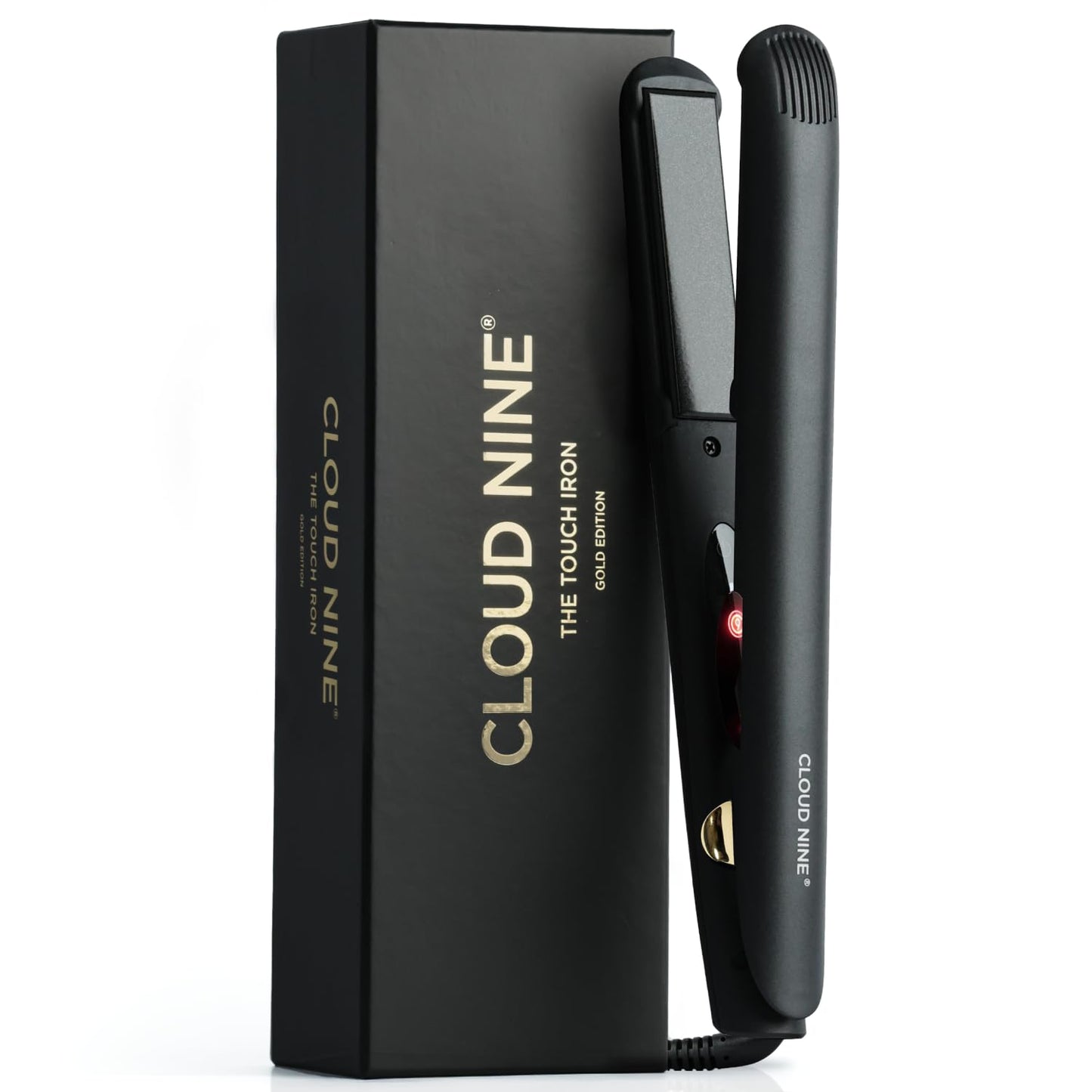 CLOUD NINE The Touch Iron Haarglätter Gold Edition | Variable Temperaturregelung Schnellheiz-Touch-Technologie Keramik-Schwimmplatten Spring Flex Styling | Perfekt für glatte, geschmeidige Ergebnisse