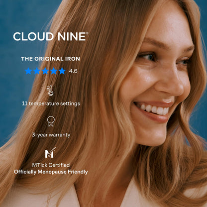Cloud Nine The Original Iron Glätteisen Schwarz – Haarglätter mit 11 Temperatureinstellungen, Revive Mode® & Sericite®-Platten – Für gesundes, glänzendes Haar bei jedem Haartyp Magical Potion