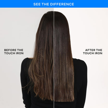 CLOUD NINE The Touch Iron Haarglätter Gold Edition | Variable Temperaturregelung Schnellheiz-Touch-Technologie Keramik-Schwimmplatten Spring Flex Styling | Perfekt für glatte, geschmeidige Ergebnisse