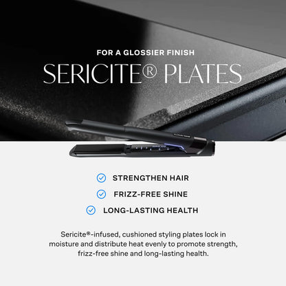 CLOUD NINE Das Original Iron Black Haarglätter-Geschenkset | Variable Temperaturregelung | Quick Heat Touch-Technologie | Schwimmende Keramikplatten | Spring Flex Styling