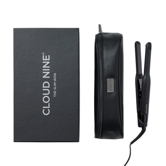 CLOUD NINE The New Slim Iron Hair Straightener | Variable Temperaturregelung Schnelle Hitze Reibungsloses Styling | Revive Mode Digitale Anzeige 360° drehbares Kabel | Mineral Infused Plates | Smooth