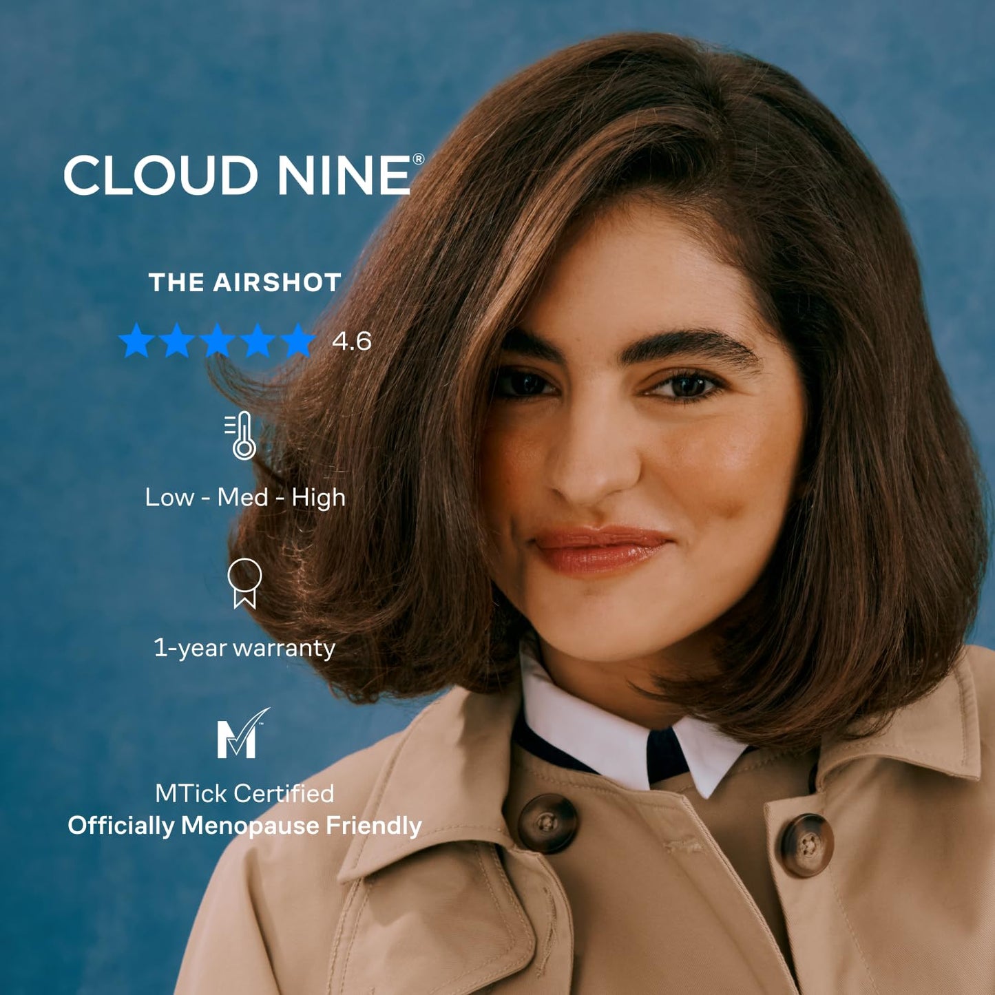 CLOUD NINE Der Airshot Haartrockner